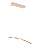 REALITY Leuchten REALITY Ap&scaron;vietimas LED pakabinamas &scaron;viestuvas &raquo;GINKO &scaron;viestuvas LED 18W 1980 Lumen 3000K warmwei&szlig;&laquo; LED-Board 1 Stk. Warmwei&szlig; H&auml;ngelampe Esszimmer reguliuojamas auk&scaron;tis iki max 150cm plotis 79 cm