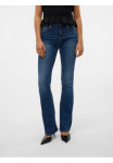 Vero Moda Džinsai &raquo;VMFLASH MR FLARED Džinsai LI3110 GA NOOS&laquo; Baumwollmischung su Stretch regular liemuo Tiesaus kirpimo forma