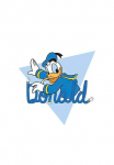 Komar Paveikslas &raquo;Donald Duck Triangle&laquo; Disney 1 Stk. dalys paveikslas zur dekoracija im vaikų kambario baldų komplektas - be grotelės