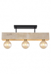 GLOBO LIGHTING Lubinis &scaron;viestuvas &raquo;ADALIE&laquo; E27 1 Stk. Deckenlampe/Holz/Wohnbereich/Esszimmer/Flur/modern