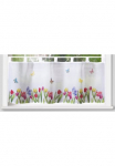 Weckbrodt Užuolaida &raquo;Yara&laquo; Schlaufen 1 Stk. dalys Bistro Voile ra&scaron;tuotas halbtransparent HxB 45x120cm Užuolaida užuolaida