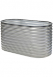 WESTMANN Paauk&scaron;tinta lysvė &raquo;Oval&laquo; BxTxH: 160x80x82 cm silber