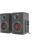 Genesis 2.1 Garso sistema &raquo;HELIUM 300BT ARGB&laquo; 2.0 (Bluetooth App-Steuerung | Bass- ir Lautst&auml;rkeregelung | Beleuchtungseffekte | Extra Bass 24 W)