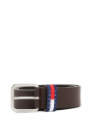 Tommy Jeans Tommy Džinsai Odinis diržas &raquo;TJM RYAN 3.5 cm breit&laquo; su Logo ant G&uuml;rtelschlaufe