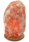 HIMALAYA SALT DREAMS Salzkristall-Tischlampe &raquo;Rock&laquo; E14 1 Stk. Warmwei&szlig; Handgefertigt - jeder Stein ein Unikat H: ca.23 cm ca.4-6 kg