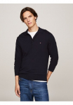 Tommy Hilfiger Megztinis &raquo;PIMA ORG CTN ka&scaron;myras LS POLO&laquo; Flag-Stickerei ant Brust