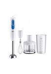 Braun Rankinis trintuvas &raquo;MultiQuick 2 MQ 20.236 M - 600 W 2 Geschwindigkeiten Edelstahl&laquo; 600 W lengvai 500 ml Smulkintuvas &Scaron;luotelė Priedai sp&uuml;lmaschinenfest