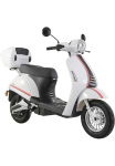 Luxxon E-Motorroller &raquo;E3000Li&laquo; iki zu 45 km Reichweite Akumuliatorius su Stra&szlig;enzulassung