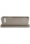 ECOPOTS Vazonas &raquo;Bruges 55 + Wassersystem Taupe&laquo; dėl den Au&szlig;enbereich: frostsicher bruchsicher ir lichtbest&auml;ndig