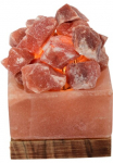 HIMALAYA SALT DREAMS Salzkristall-Tischlampe &raquo;Salzkristallschale&laquo; E14 1 Stk. Warmwei&szlig; Handgefertigt i&scaron; druskos kristalas - jeder Stein ein Unikat H: ca.10 cm