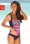 LASCANA tankini maudymosi kostiumėlio vir&scaron;utinė dalis Rainbow su Miederverst&auml;rkung