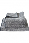 Dyckhoff Rankų rank&scaron;luostis rinkinys &raquo;Golden Shades Herringbone&laquo; rinkinys 3 Stk. Walkfrottier su Fischgr&auml;t-Muster; 2 Rankų rank&scaron;luostis (50x100cm) 1 du&scaron;o rank&scaron;luostis (70x140cm)