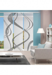 Vision S Panelinės užuolaidos &raquo;TIBANO MITTE&laquo; Lubinis užuolaidų bėgelis 1 Stk. dalys HxB: 260x60 Bambukas imitacija