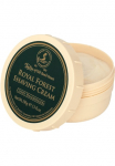 Taylor of Old Bond Street Skutimosi kremas &raquo;Shaving Cream Royal Forest&laquo; Sahnig-cremige Textur dėl sanfte Rasur ir feuchtigkeitsspendend.