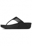 Fitflop Sandalai &raquo;LULU LEATHER TOEPOST&laquo; baseinas Slides &Scaron;lepetės maudymosi batai su Keilabsatz