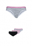 Fila Kelnaitės &raquo;WOMAN BRIEF&laquo; 3vnt. Pack 2x universal 1x gemustert