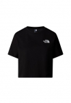 The North Face Mar&scaron;kinėliai &raquo;W SIMPLE DOME CROPPED siauras TEE&laquo; sportlicher stilius Mar&scaron;kinėliai apvalia i&scaron;kirpte Logodruck ant der Vorderseite