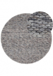 carpetfine Vilnonis kilimas &raquo;Sina&laquo; ovali 14 mm auk&scaron;tis grobe Struktur Zeitloses Design reine Wolle Wohnzimmer