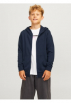 Jack & Jones Junior Bliuzonas &raquo;JJEBRADLEY kombinierbar su gobtuvas pflegeleicht&laquo; unifarben casual regular forma Sweatware gobtuvas