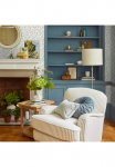 LAURA ASHLEY Tapetai &raquo;Misterton Trail&laquo; gebl&uuml;mt glatt 10mx52cm (ca. 5m2)