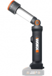 Worx LED Darbinė lempa &raquo;WX027.9&laquo; LED-Board Neutralwei&szlig; 120-510 Lumen 4-IN-1 multifunktional be Akumuliatorinis & įkroviklis