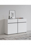 OTTO home Pailga indauja &raquo;CrossBreite 1195 cm moderne grifflose Kommode2 T&uuml;ren/2 Schubk&auml;sten&laquo; SchubladenschrankAnrichte su viel daiktadėžė lentyna kočėlas