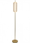 Searchlight Pastatomas &scaron;viestuvas &raquo;Capsule LED Floor Lamp atlasas Brass Metal and Acrylic Shade&laquo; LED-Modul 1 Stk. Warmwei&szlig;