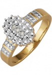 Firetti Žiedas su deimantais &raquo;Schmuck Dovanų Silber 925 Moteri&scaron;kas žiedas Ring&laquo; su Diamanten