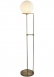 Searchlight Pastatomas &scaron;viestuvas &raquo;Sphere Floor Lamp - Antique Brass & Opal Glass Shade&laquo; E27 1 Stk.