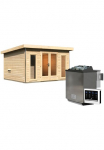 Karibu Pirties namelis &raquo;Maiko 2A&laquo; rinkinys Ofen 9 kW Bio externe Strg easy