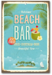 Home affaire Metalinis paveikslas &raquo;Beach Bar&laquo; Me&scaron;kiukas & Lounges | kokteilis Beach Paveikslas i&scaron; plieno Paveikslas Hawai Cocktails