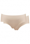 MAGIC Bodyfashion Kelnaitės &scaron;ortukai &raquo;Dream Invisibles&laquo; 2vnt. Pack Nahtloses Finish su lasergeschnittenen Kanten