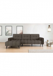 Home affaire Kampinė sofa &raquo;SERINE su gulimasis krėslas rechts/links bestellbar Ma&szlig;e B/H/T 253/91/161 cm&laquo; L-Form su Wellenunterfederung 3 Dekoratyvinės pagalvėlės be miegojimo funkcija