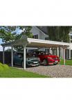 Skanholz Dviguba stoginė automobiliams &raquo;Emsland&laquo; Leimholz 550 cm wei&szlig;