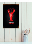 queence Metalinis paveikslas &raquo;Lobster&laquo; Dekoracija | Schriftz&uuml;ge | Tiere 1 Stk. dalys Stahlschilder