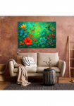 queence Paveikslas &raquo;Leichtigkeit&laquo; gėlės | Blumenbilder | Blumenwiese | Bl&auml;tter | Bl&auml;tterbilder | Fantasy | Garten | Gartenbilder | Dekoracija | G&auml;nsebl&uuml;mchen | Kunst 1 Stk. dalys Knallige tolle spalvos ant kokybi&scaron;kas Acrylglas gedruckt