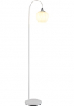 GLOBO LIGHTING Pastatomas &scaron;viestuvas &raquo;MAXY&laquo; E27 1 Stk. Stehleuchte/Glas opal/Wohnzimmer/Schlafzimmer/wei&szlig;