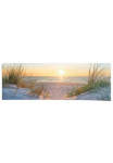 Reinders! Plakatas &raquo;Golden Hour&laquo; Wohnzimmer - Sonnenuntergang - Strand - Meer - 170 gr. Papier