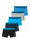 Bench. Kelnaitės &scaron;ortukai &raquo;Boxershorts dėl Jungen&laquo; Rinkinys 5 Stk. su Logo ra&scaron;tas ant kle&scaron;nė