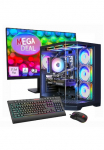 GAMEMAX PC-Komplettsystem &raquo;MegaDeal HYPE-A BK 2577 AMD Ryzen 5 7500F RTX 5060 32GB DDR5 1TB SSD&laquo; 27 &Prime; AMD Ryzen 5 GeForce RTX&trade; 5060 32 GB RAM 1.000 GB SSD Windows 11 + MSI PRO MP273A LED monitorius 69cm (27")