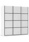 rauch Drabužių spinta &raquo;Schwebet&uuml;renschrank OTTO&acute;s Choice Kabykla spinta Mar&scaron;kinėliai be rankovių ANGEBOT Avola&laquo; 3 verschiedene Ausstattungen BASIC/CLASSIC/PREMIUM (inkl. SOFT-CLOSE) su eleganten Zierleisten in Chrom juoda spalva arba Wei&szlig; pagamintas  ...
