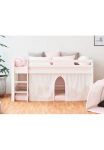 Hoppekids Dviauk&scaron;tė lova &raquo;&laquo;Winter Wonderland&raquo;&laquo; rinkinys 90x200 umbaubar su Užuolaidėlių rinkinys Winter