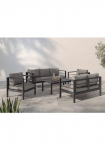 KONIFERA Gartenlounge-Set &raquo;&raquo;New Jersey&laquo;&laquo; rinkinys 1x 3vnt. sofa 1x 2vnt. sofa 2 Fotelis stalas 62x110x41 cm 19 Stk. dalys ir atrama stalo plok&scaron;tė i&scaron; Nonwood