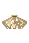 EGLO Lubinis &scaron;viestuvas &raquo;CARLTON lubinis &scaron;viestuvas Stahl E27 Flurlampe Wohnzimmerlampe Lampe&laquo; E27 1 Stk. Sieninis &scaron;viestuvas H235 x &Oslash;47 cm goldfarben 1X60W exkl.