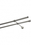GARDINIA Užuolaidų karnizo rinkinys &raquo;Set Metall&laquo; &Oslash; 19 mm 2 l&auml;ufig-l&auml;ufig Fixma&szlig; 2-Lauf