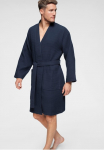 OTTO home Chalatas &raquo;Nora ideal dėl pirtis & Spa Hotelbademantel Morgenmantel&laquo; 1 Stk. Moterims & Herren Kimono-Kragen Waffelpiqu&eacute; medvilnė Reisebademantel