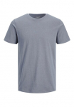 Jack & Jones Palaidinė apvalia i&scaron;kirpte &raquo;JJEORGANIC MELANGE Mar&scaron;kinėliai SS O-NECK NOOS&laquo; Baumwollmischung regular forma