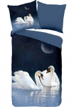 PURE luxury collection Patalynės užvalkalai &raquo;Share&laquo; 2 Stk. Mikrofaser 135x200 Pflegeleicht Užtrauktukas Wendeoptik Schw&auml;ne