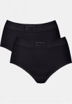 sloggi Maxislip &raquo;Double Comfort&laquo; 2vnt. Pack Baumwollmix elastisch &scaron;velnus sportlicher stilius atmungsaktiv
