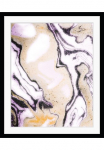 queence Paveikslas &raquo;Dustin&laquo; Abstrakt | Kunst | Marmor | Modern HD Premium Poster-Druck ir Holzrahmen
